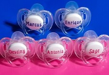 Personalized Reborn Pacifier With Fully Reversible Magnet, Just Slip And Flip 