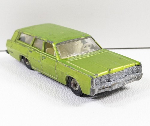 Lesney Matchbox Series vintage n. 55 o 73 station wagon verde mercurio con cani - Foto 1 di 10