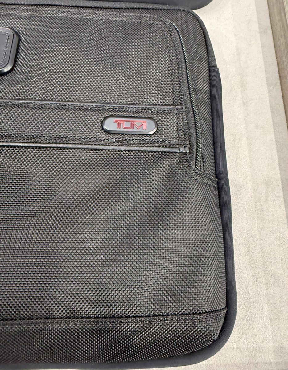 NEW Tumi Ballistic Nylon 14.75” LARGE Zippered Laptop Sleeve Bag