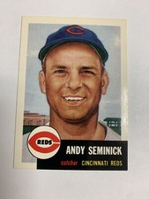 1991 Topps 1953 Archive Andy Seminick Cincinnati Reds REPRINT