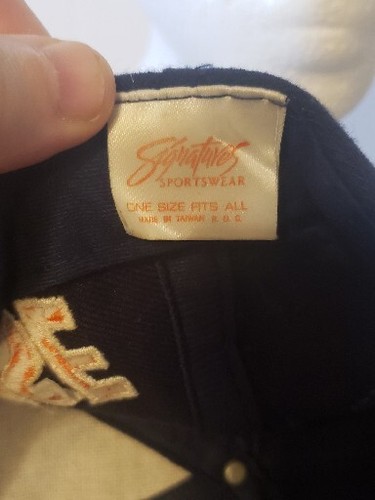 Vintage 1990's Syracuse SU Orangemen NCAA Signatures Snapback Cap Hat - Picture 18 of 21