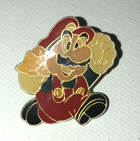 Vintage 1988 Nintendo Of America Super Mario Metal Lapel Pin Vintage 1988 Nintendo Of America Super Mario Metal Lapel Pin