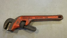 RIDGID Offset 12" Steel Pipe Wrench E12 Red USA Tool - FREE SHIPPING