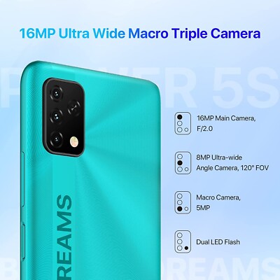 UMIDIGI Power 5S Smartphone, Cell Phone Android 11 att, Tmobile