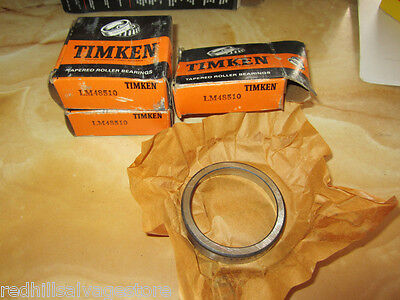 Timken LM48510 tapered wheel bearing cup race Ford Chevy GMC Hino Cadillac