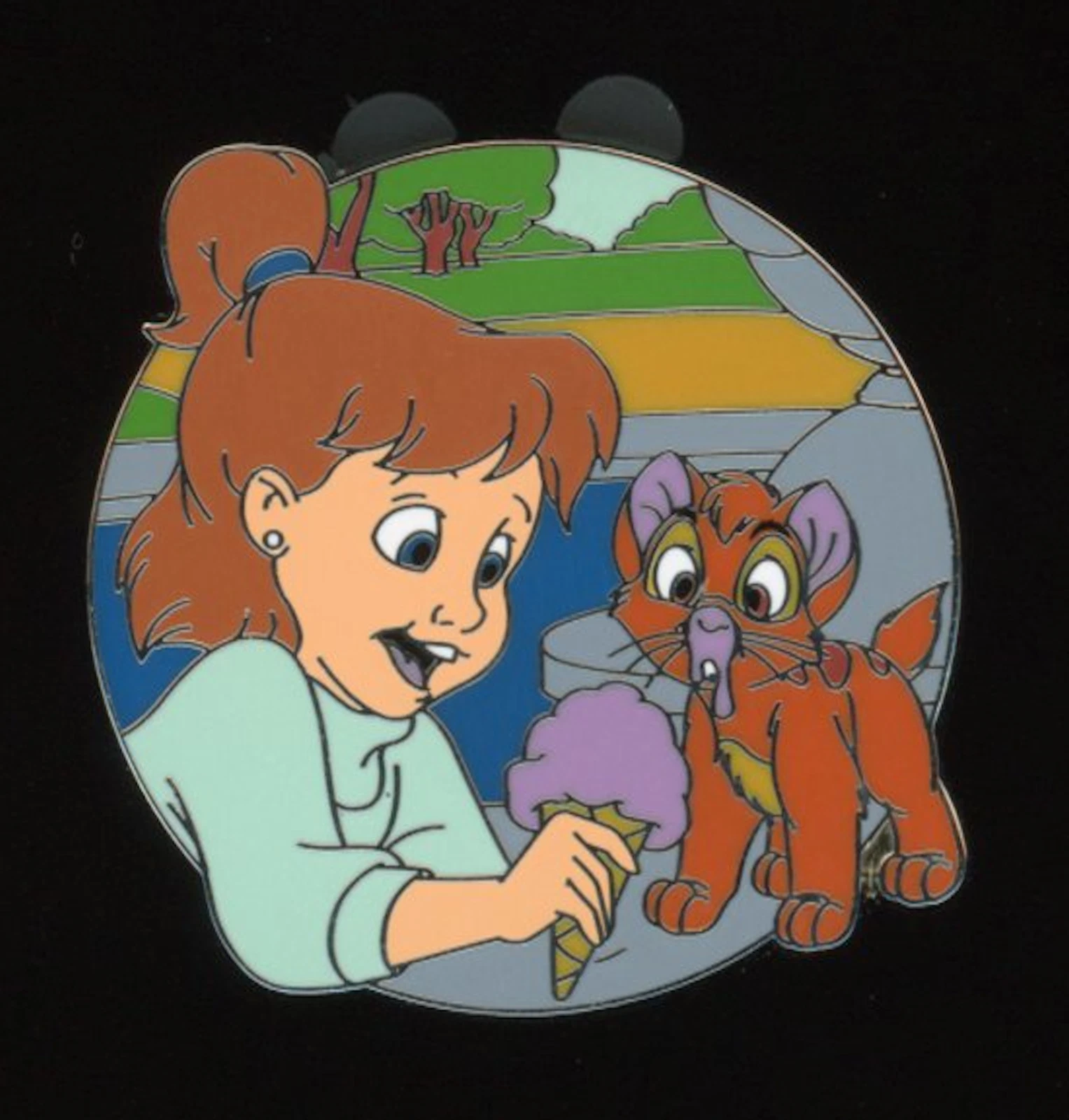 One Family Best Friends Mystery Oliver & Company Jenny LR Disney Pin