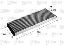Innenraumfilter VALEO PROTECT 715578 Aktivkohlefilter für AUDI B5 8D2 A4 80 B4