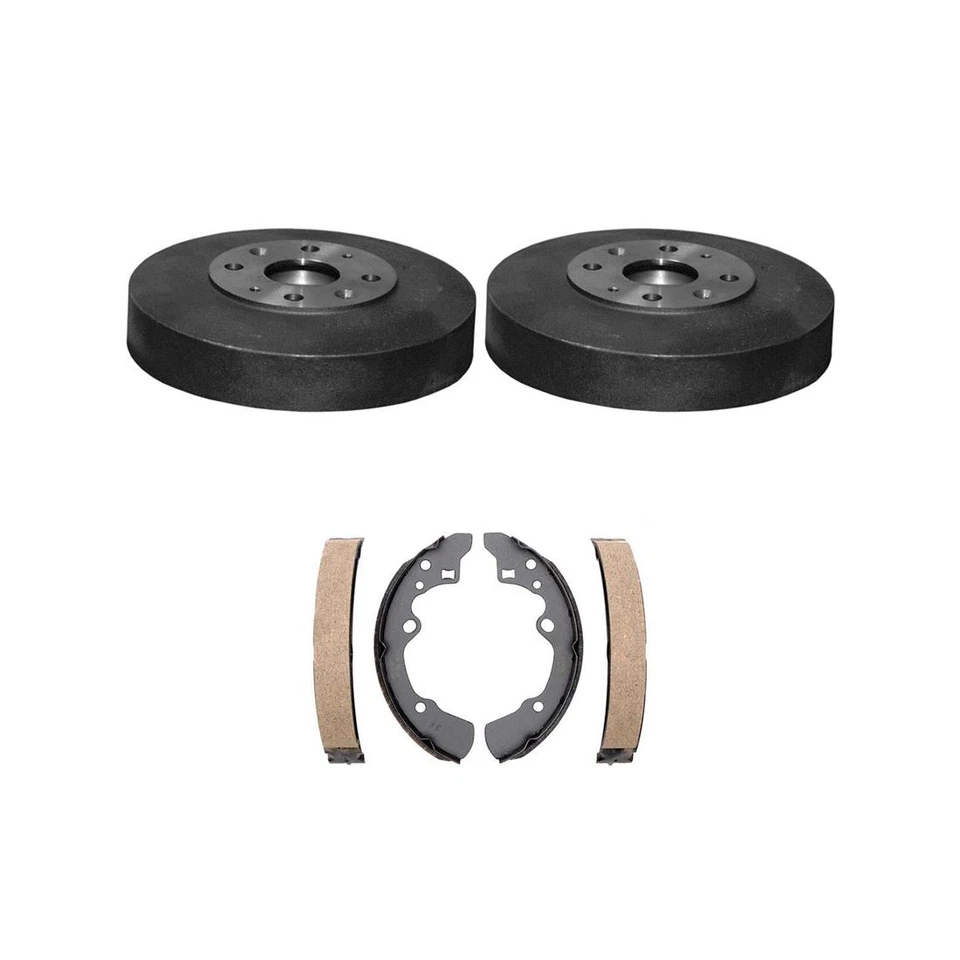 Kit de tambores de freno traseros y zapatas de freno para Mazda 323 1990-1991 - Raybestos Foto 4 de 4