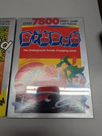 Sealed NIB Atari 7800 Games Lot of 3 Crack'ed Dig Dug Hat Trick 
