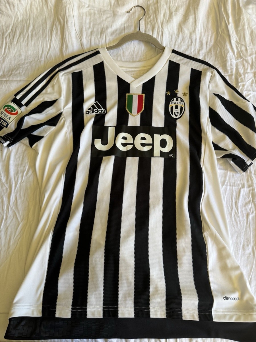 Adidas Juventus Pogba #10 Soccer Jersey Kit 2015/2016 Home size L