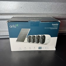 ARLO ESSENTIAL SPOTLIGHT CAMERA  SOLAR PANEL 4 CAMERAS  1 SOLAR PANEL 