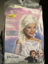 Peluca infantil Frozen ELSA - Peluca Disfraz Halloween Rubia - Disfraz Disney - NUEVA