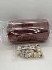 Cotton Macrame Cord 3mm 328yards Maroon Red Twisted 3 Ply 20 Large Beads Craft