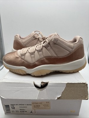 Jordan 11 Retro Low Rose Gold Size 12w/10.5M