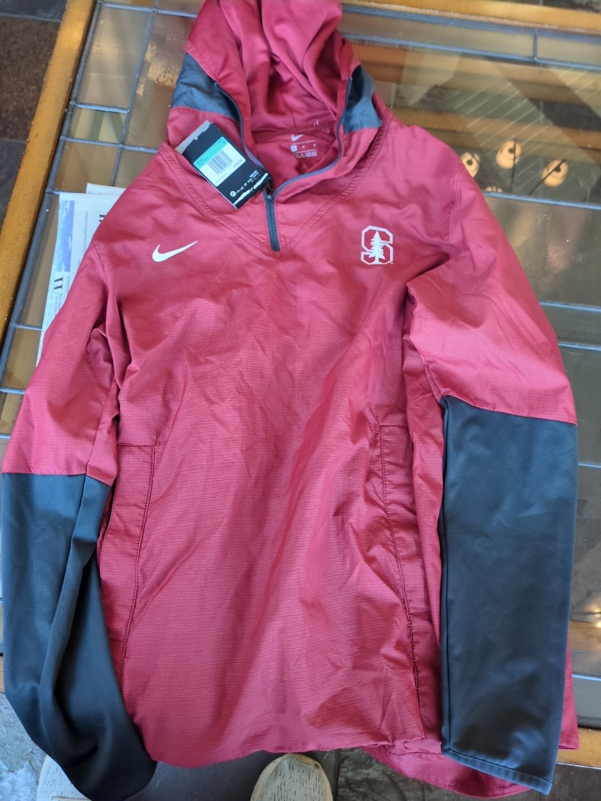 SACAI X NIKE Stanford University Cardinal Nike maniche lunghe nuove medie