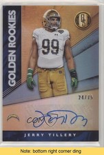 2019 Gold Standard Golden Rookies Platinum 24/75 Jerry Tillery Auto READ 1u6