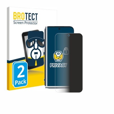 2x Blickschutz Folie für realme GT 8 Pro Displayschutz Privacy