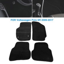 Rutschfest Fußmatten Auto Autoteppiche Mit 100% Passform Für VW Polo 6R 09-17