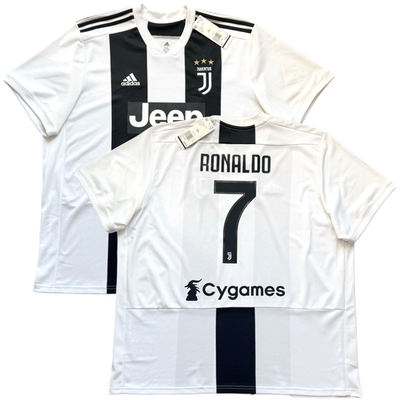 2018/19 Juventus Home Jersey #7 Ronaldo 3XL adidas Soccer Cygames