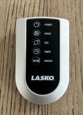Lasko Fan 5-Button Remote Control Speed OSC Timer Ionizer