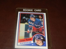 1984-85 O-PEE-CHEE JAMES PATRICK ROOKIE CARD #150 Rangers. rookie card picture