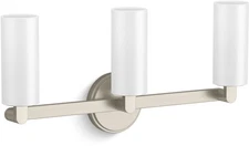 Kohler Lighting 35874-SC03 Crue 3 Light 22"W Vanity Light - Nickel