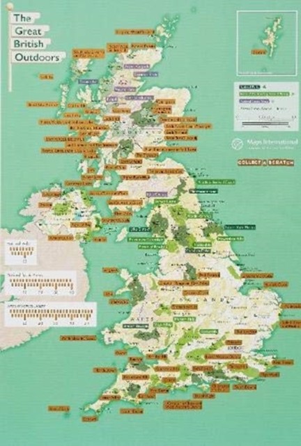 The Great British Outdoors - Collect and Scratch Map - 9781912203185 - Image 2