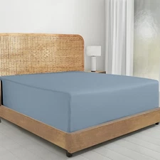 California Design Den 100% Organic Cotton Twin Twin, 06 - Blue Hydrangea 