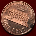 Uncirculated Red Proof 1964 Philadelphia Mint Lincoln Memorial Cent — photo 2