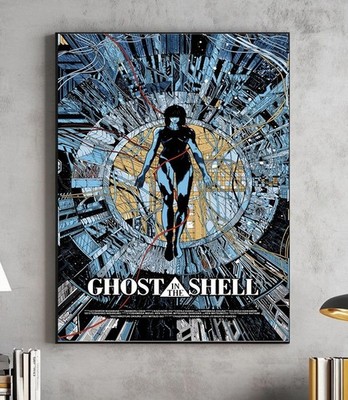 Ghost In The Shell Cyberpunk Anime Sci Fi Classic Art Poster