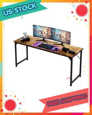63 Inch Computer Office Desk for Small Spaces, Writing Gaming Work Desk Modern