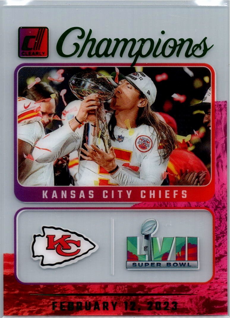 2023 Clearly Donruss #14 Champions Green Tommy Townsend Kansas City Chiefs # /49