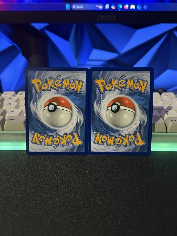 Meowth VMAX SWSH005 And Meowth V SWSH004Sword & Shield Promo Cards Holo - Image 2 of 2