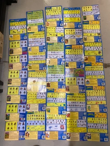 Teenage Mutant Ninja Turtles TMNT lot 30 Card Back Only 1989 - 1990 rare HTF