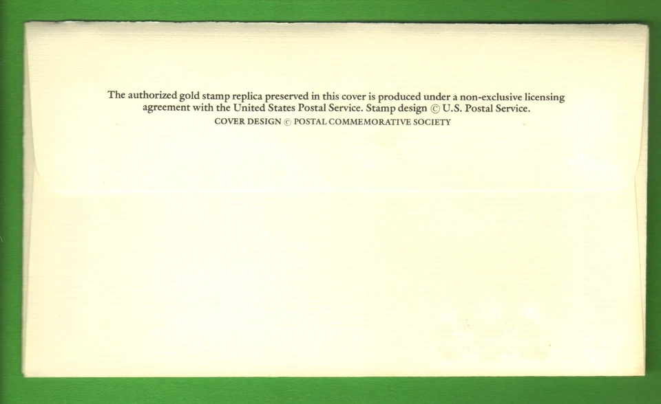US First Day Cover 20c Stamp with 22k Gold Replica Scott #2032 Ballooning - Image 2 of 3