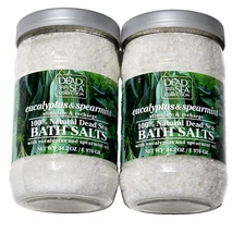 2 Pack Dead Sea Collection Eucalyptus & Spearmint Natural Bath Salts 34oz.