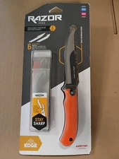 Outdoor Edge RazorMax 5.0" Replaceable Blade Fixed Boning Knife w/ Sheath NEW!