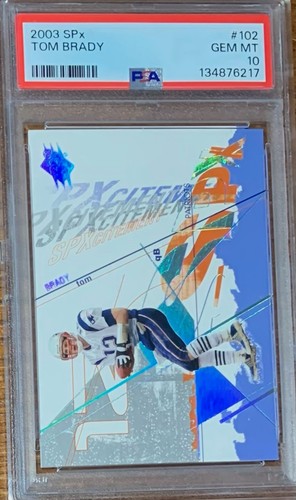 Tom Brady #102 2003 Spx card
