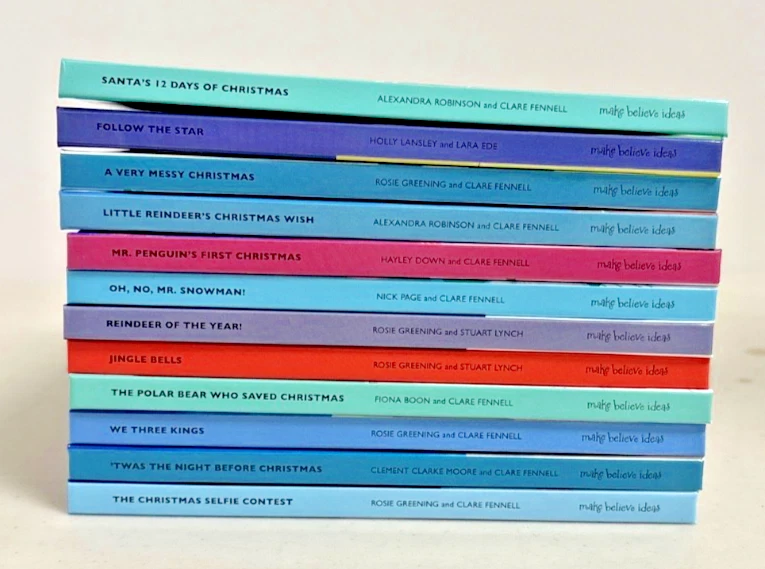 My Christmas Storybook Library 12 6x6 Book Set Brand New! Foto 2 de 2