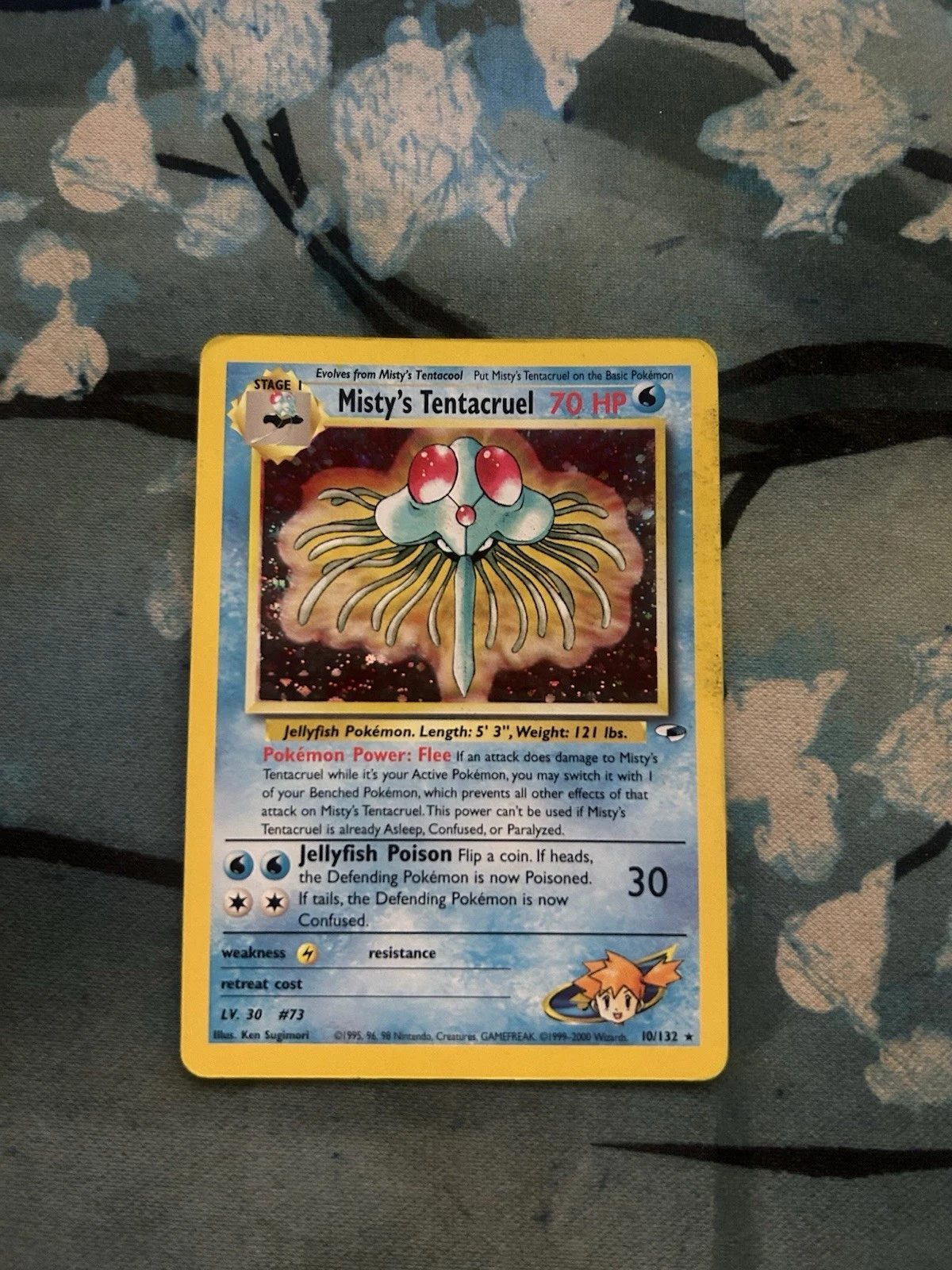 Misty's Tentacruel Holo Rare Gym Heroes 10/132 Unlimited