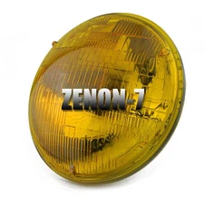 Motorcycle 7" 7inch Headlight Base Glass lens Old School  Sealed Beam 50w/60w