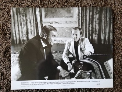 James Bond 007   Sag niemals Nie   US Pressefoto EA 1983 - Connery