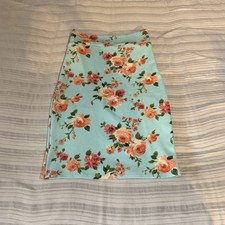 GOT STYLE Small Floral Stretch Skirt USA made