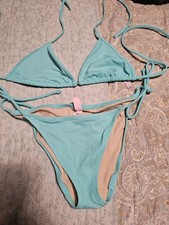 Victoria Secret Two Piece Turquoise Bikini Suit - Size Small