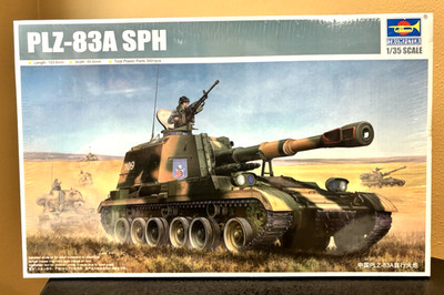 TRUMPETER 1/35 SCALE PLZ-83A SPH HEAVY HOWITZER MODEL KIT - SEALED - NIB