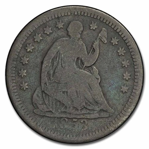 1853-O Liberty Seated Half Dime No Arrows Good