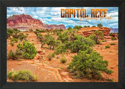 Capitol Reef Nationalpark Gerahmtes Wandbild Poster Leinwanddruck Bild