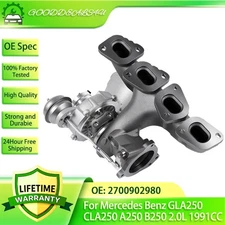 Turbo Turbocharger For Mercedes Benz A250 GLA250 B250 CLA250 2.0L A2700901880