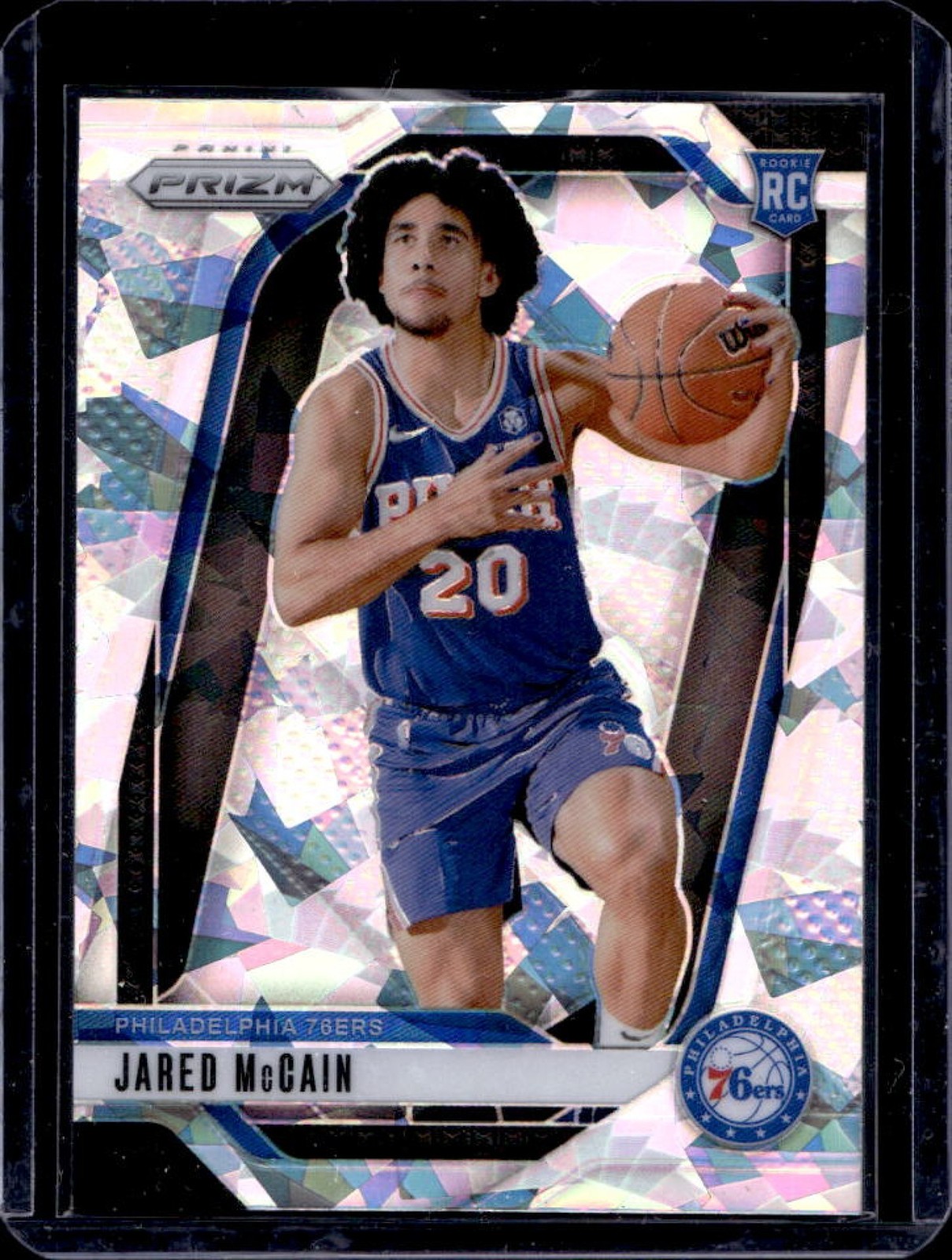 2024-25 Prizm Jared McCain RC Ice Rookie #222 76ers