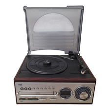 Stereo giradischi in legno CAT GDR 331, Cina, del XXI secolo